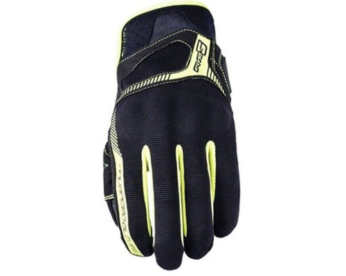Five gloves textile gloves rs3 evo колір чорний/жовтий flow розмір 12