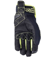 Five gloves rs3 evo textile gloves колір чорний/жовтий flow розмір 9