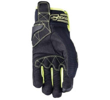 Five gloves rs3 evo textile gloves колір чорний/жовтий flow розмір 9