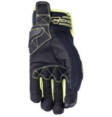 Five gloves rs3 evo textile gloves колір чорний/жовтий flow розмір 9