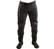 Текстильні штани roleff promotion зі знімною мембраною модель z-liner mesh (2in1-detachable membrane) колір чорний розмір 3xl