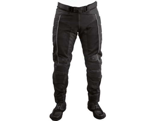 Текстильні штани roleff promotion зі знімною мембраною модель z-liner mesh (2in1-detachable membrane) колір чорний розмір xl