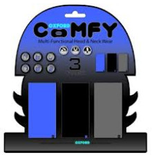 Наший мультифункціональний oxford вітрозахивний comfy 3 шт. в упаковці колір синій/чорний/сірий