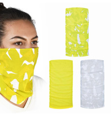 Наший мультифункціональний oxford вітрозахивний comfy havoc fluo 3 шт. в упаковці колір camo/жовтий fluo