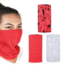 Наший мультифункціональний oxford вітрозахивний comfy havoc red 3 шт. в упаковці колір camo/red