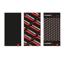 Наший мультифункціональний oxford вітрозахивний comfy oxford racing 3 шт. в упаковці колір чорний/червоний/білий