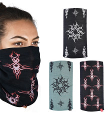 Наший мультифункціональний oxford вітрозахивний comfy tribal 3 шт. в упаковкі колір чорний/сірий