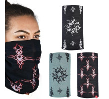 Наший мультифункціональний oxford вітрозахивний comfy tribal 3 шт. в упаковкі колір чорний/сірий