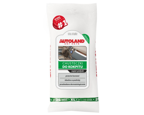 Autoland cockpit wipes super gloss (25 шт) (12)