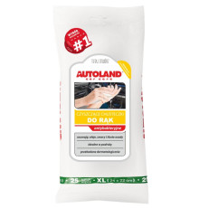 Autoland hand wipes / hd / антибактеріальні (25 шт.) (12)