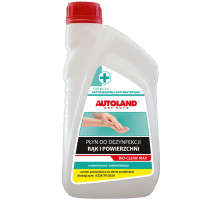 Autoland promotion bio-clean дезінфекційний рідина для дезінфекції рук та поверхонь 1л (антивірусний та антибактеріальний)