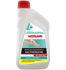 Autoland promotion bio-clean дезінфекційний рідина для дезінфекції рук та поверхонь 1л (антивірусний та антибактеріальний)