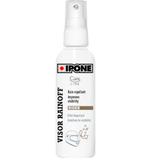Ipone visor rainoff 100мл водоотшлипний спрей для миття лінз шолома (careline) (12)