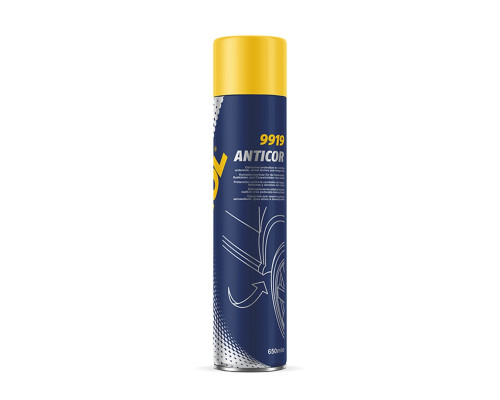 Mannol anticor schwarz 650ml - антикорозійний засіб для захисту шасі (9919) (12)