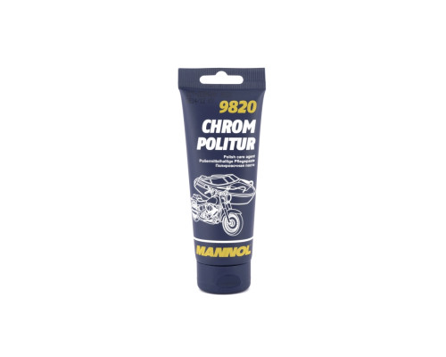 Mannol chrom politur 100 мл паста для очищення та догляду за хромом (9820) (80)