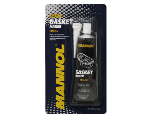 Mannol gasket maker - silicone seal - black 85g (замінює прокладки) (9912) (144)