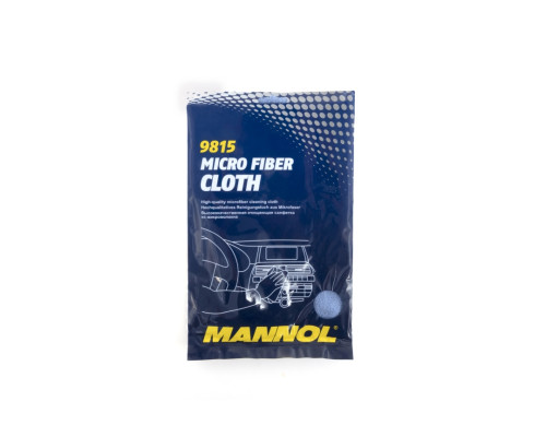 Mannol microfiber cloth - ткантка з мікрофібри (суха та волога чистка) рекомендується для лаку (9815) (150)