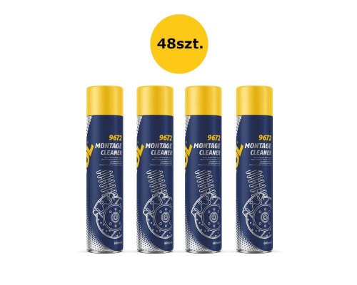 Mannol montage cleaner brake degreaser 600ml (9672) - коробка 48 штук (пакет) (brake cleaner)