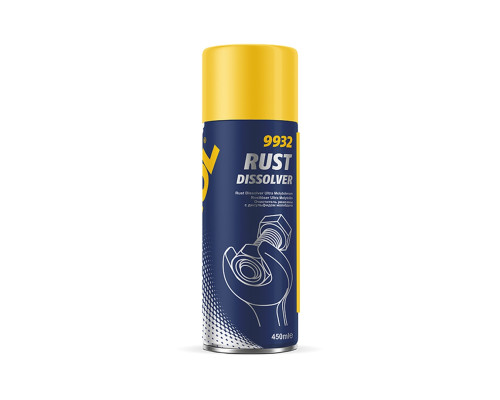 Mannol rostloser ultra 450ml - засіб для видалення іржі з mos2, проникаючий спрей (9932) (24)