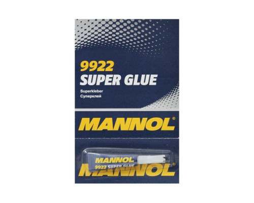 Mannol super glue 3g - моментальний клей (9922) (288)