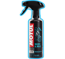 Motul e1 wash wax 400 мл очистювальний та захисний засіб (распорювальник)