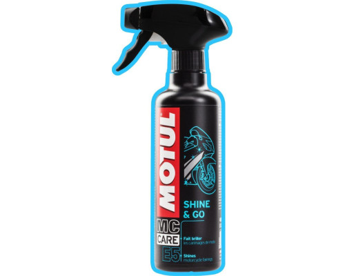 Motul e5 shine go 0.4l промоція (очищення та захист фарби) розпильувач