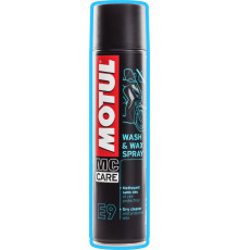 Motul e9 wash wax spray 400ml (очищення та захист фарби)