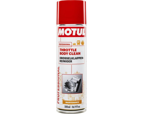 Motul throttle body clean - throttle and carburetor cleaner 500ml (спрей)