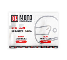 Omoto helmet wipes вологі та сухі o!moto cleaning wipes (20)