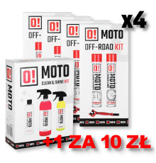 Omoto 4+1 набір для очищення та змащення ланцюг off road o! набір для догляду та захисту ланцюг 2+1 з щіткою + набір для миття та догляду за мотоциклами omoto o! догляд захист і блиск moto