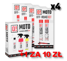 Omoto 4+1 набір для очищення та змащення ланцюг off road o! набір для догляду та захисту ланцюг 2+1 з щіткою + набір для миття та догляду за мотоциклами omoto o! догляд захист і блиск moto