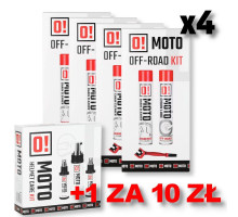 Omoto 4+1 набір для очищення та змащення ланцюг off road o! догляд та захист ланцюг 2+1 комплект з щіткою + комплект для догляду за шоломом omoto o! догляд за шоломом та захист
