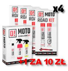 Omoto 4+1 набір для очищення та змащення ланцюг road o! комплект догляд та захист ланцюг 2+1 з щіткою + набір для миття та догляду за мотоциклами omoto o! догляд захист і блиск moto