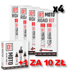 Omoto 4+1 набір для очищення та змащення ланцюг road o! догляд та захист ланцюг 2+1 комплект з щіткою + набір для догляду за шоломом omoto o! догляд за шоломом та захист