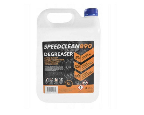 Speedclean 890 degreaser засіб для очищення трансмісії мотоциклів і велосипедів, двигуна та змащувальних елементів об'єм 5 л