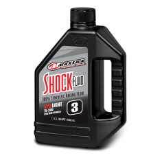 Maxima новий продукт центральне амортизуюче масло synthetic racing shock fluid light 3wt 946 мл (1 літр) (12) (akc)