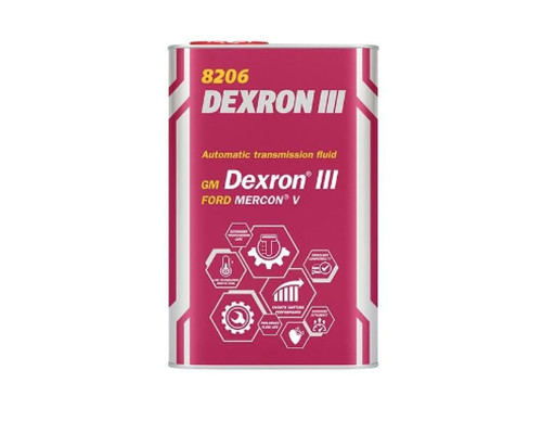 Mannol dexron iii automatic plus - масло передача 1л - металева банка (8206)