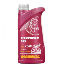Mannol maxpower 4x4 75w140 api gl5- синтетична масла передача 1л (75w-140)