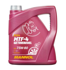 Mannol mtf-4 getriebeoel 75w80 api gl4 - синтетична реміньсійна олива 4л (75w-80)