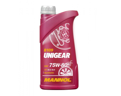 Mannol unigear 75w80 api gl4/gl5 - semisyntetic gear oil 1l (75w-80) (8109)