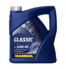Mannol новинки 07/2023 автомобільне моторне масло 10w40 classic sn/ch-4 4 літри (7501)
