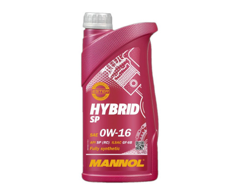 Mannol автомобільне моторне масло 0w16 hybrid 1 літр (7920) (синтетика)