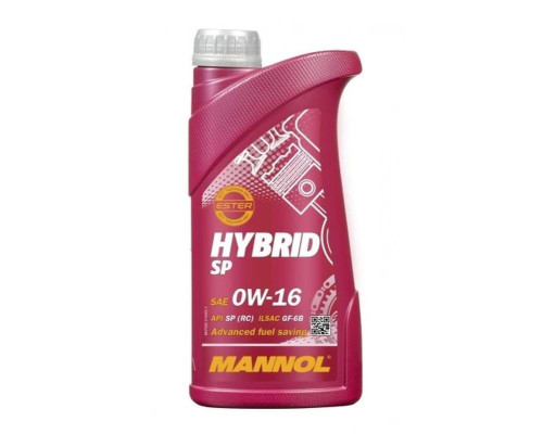 Mannol автомобільне моторне масло 0w16 hybrid 1 літр (7920) (синтетика)