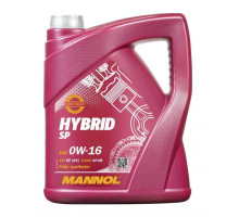 Mannol автомобільне моторне масло 0w16 hybrid 5 літрів (7920) (синтетика)