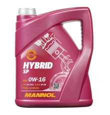 Mannol автомобільне моторне масло 0w16 hybrid 5 літрів (7920) (синтетика)