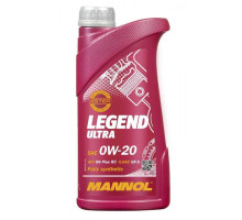 Mannol автомобільне моторне масло 0w20 legend ultra sn plus rc 1 літр (7918) (синтетичне)