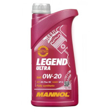 Mannol автомобільне моторне масло 0w20 legend ultra sn plus rc 1 літр (7918) (синтетичне)