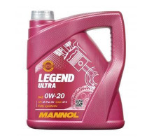 Mannol автомобільне моторне масло 0w20 legend ultra sn plus rc 4 літри (7918) (синтетичне)