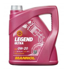 Mannol автомобільне моторне масло 0w20 legend ultra sn plus rc 4 літри (7918) (синтетичне)