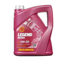 Mannol автомобільне моторне масло 0w20 legend ultra sn plus rc 5 літрів (7918) (синтетичне)